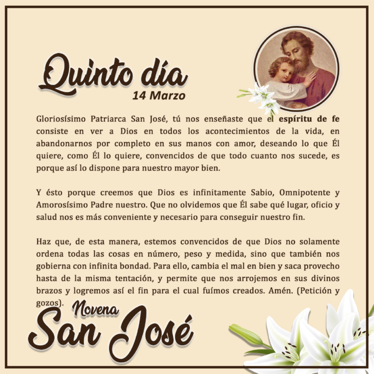Novena San José - Día 05